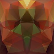 abstract background consisting of triangles brown green colors