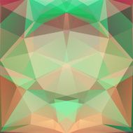 abstract background consisting of beige green brown triangles