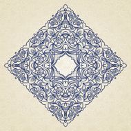Vector vintage pattern in Victorian style N4