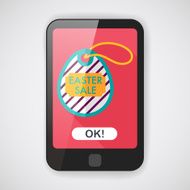 easter egg flat icon with long shadow eps10 N12