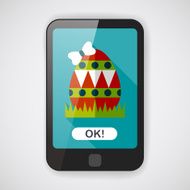 easter egg flat icon with long shadow eps10 N22