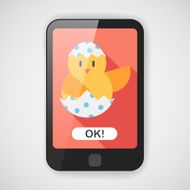 easter egg flat icon with long shadow eps10 N27