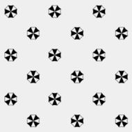 Geometric simple monochrome minimalistic vector holiday pattern umbrellas N3