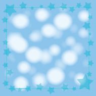 beautiful bright blue background with modern N2