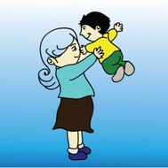 love of Mother&#039;s Day the most beautiful woman