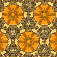 Lace floral colorful ethnic ornament N8