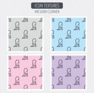 Vacuum cleaner icon Housework device sign N6