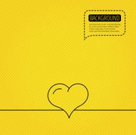 Love heart icon Life sign N3