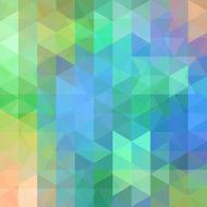 abstract background consisting of green blue triangles N2