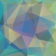 abstract background consisting of green blue brown triangles