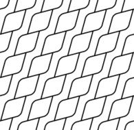 Black and white geometric seamless pattern abstract background N35