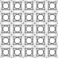 Black and white geometric seamless pattern abstract background N36