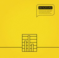 Chart icon Graph diagram sign N5