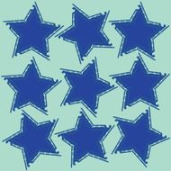 Bright blue background of rainy season