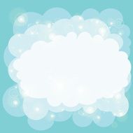 abstract illustration blue background