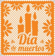 Day Of The Dead - Cut Out Paper N7