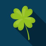 Clover lucky irish leaf design