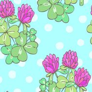 Clover seamless pattern N6