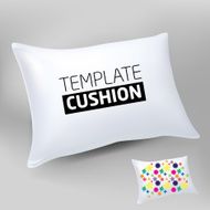 Vector realistic blank white pillow