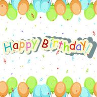 Beautiful card with birthday