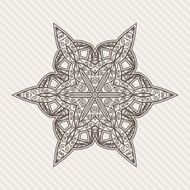 Filigree Flower Henna Pattern N2