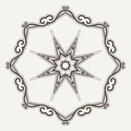 Filigree Flower Henna Pattern N6