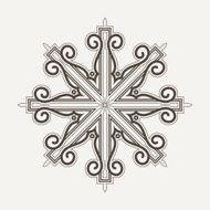 Filigree Flower Henna Pattern N9