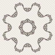 Filigree Flower Henna Pattern N12