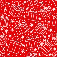 Seamless pattern with gift boxes N10
