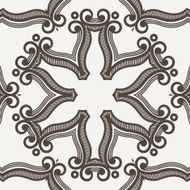 Filigree Flower Henna Pattern N17