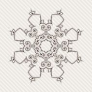 Filigree Flower Henna Pattern N20