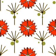 Seamless floral background N253