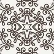 Filigree Flower Henna Pattern N22