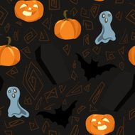 Seamless Background for Halloween N2