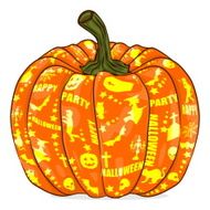 Isolated Pumpkin lantern