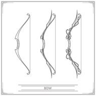 Fantasy Bow Lineart