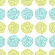 Seamless repeat pattern with polygonal shapes N2