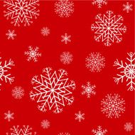 red seamless pattern with snowflakes