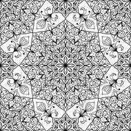 Seamless medieval pattern