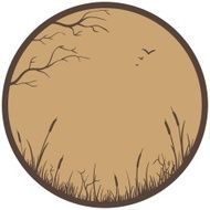Branch On Natural Background