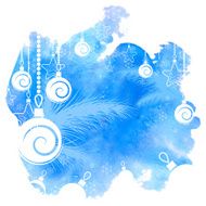 Christmas watercolor background N2