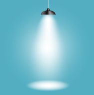 Background with Lighting Lamp Empty Space for Your Text or