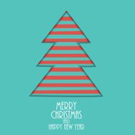 Abstract Christmas and New Year Background Vector Illustration N21