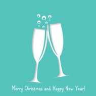 Abstract Christmas and New Year Background Vector Illustration N24