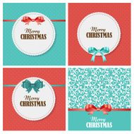 Abstract Christmas and New Year Background Vector Illustration N26