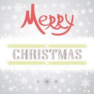 Merry Christmas Holiday card design N4