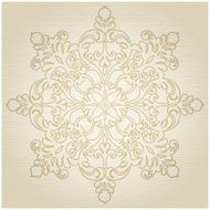 Vector baroque ornament in Victorian style N21