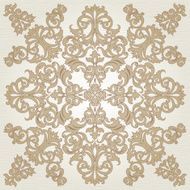 Vector baroque ornament in Victorian style N25