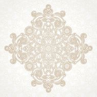 Vector lace pattern in Eastern style N2