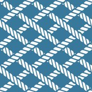 Seamless nautical rope knot pattern lattice